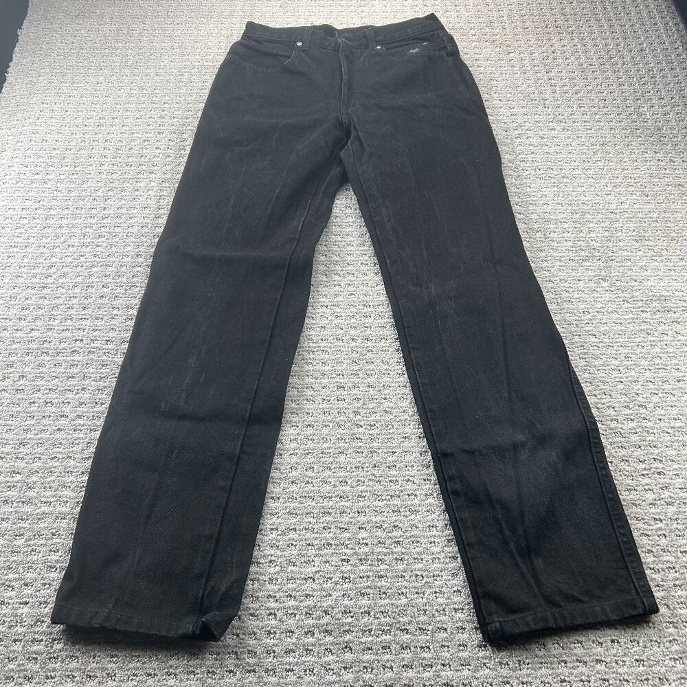 Harley Davidson Motorcycles Black Jeans Men Size 32 / 34 Traditional Straight